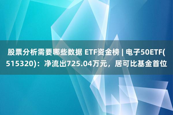 股票分析需要哪些数据 ETF资金榜 | 电子50ETF(515320)：净流出725.04万元，居可比基金首位