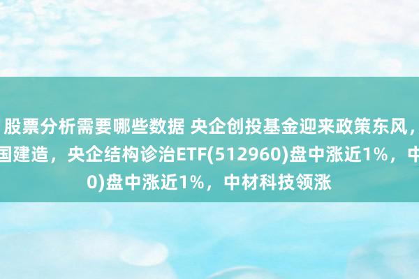 股票分析需要哪些数据 央企创投基金迎来政策东风，助力科技强国建造，央企结构诊治ETF(512960)盘中涨近1%，中材科技领涨