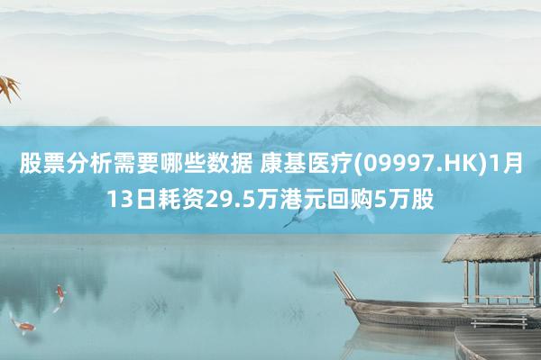 股票分析需要哪些数据 康基医疗(09997.HK)1月13日耗资29.5万港元回购5万股