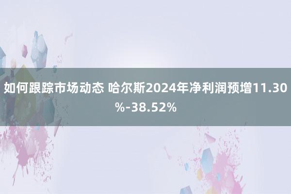 如何跟踪市场动态 哈尔斯2024年净利润预增11.30%-38.52%