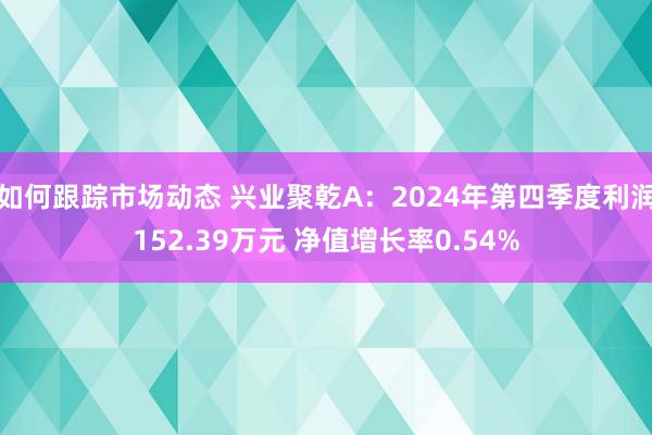 如何跟踪市场动态 兴业聚乾A：2024年第四季度利润152.39万元 净值增长率0.54%