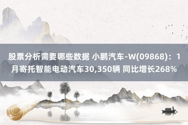 股票分析需要哪些数据 小鹏汽车-W(09868)：1月寄托智能电动汽车30,350辆 同比增长268%