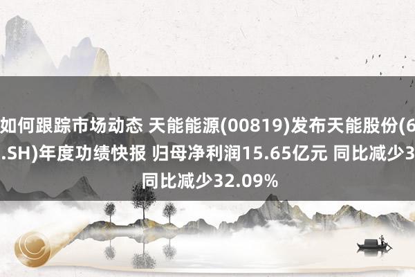 如何跟踪市场动态 天能能源(00819)发布天能股份(688819.SH)年度功绩快报 归母净利润15.65亿元 同比减少32.09%